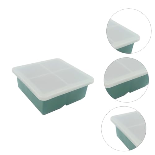 Molde para cubos de hielo de silicona con tapa miniatura 2