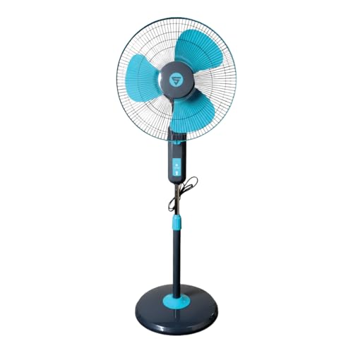 Image of Superfan Visiree P6 400 mm BLDC Pedestal Fan with Remote | 35W Energy Saving High Speed Standing Fan | 75 CMM Airflow | Oscillation, Tilt, Height Adjustment | 5 Year Warranty (Electro Radiance)