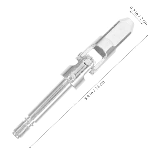 Image of jojofuny Universal Jack Direction Joint Trailer Jack Part with Drop Shaft Steel Cardan Head for Vehicle Lifting and Trailer Supplies