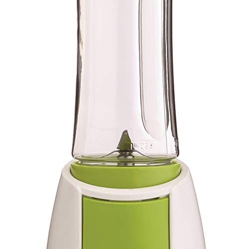 Brentwood Appliances JB-196 Blend-To-Go Blender, White Body with Green Button