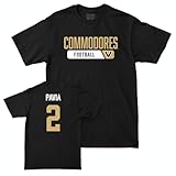 Nil Store Diego Pavia Vanderbilt Football Black Staple Tee