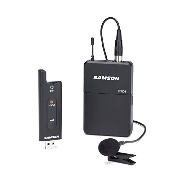Samson XPD2 USB Wireless System mit Lavalier-Mikrofon + keepdrum WS05 Fell-Windschutz – Bild 3