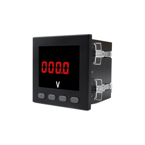 Voltmètre triphasé LED pour éviter les pannes de moteur électrique AC380V AC220V 96x96mm