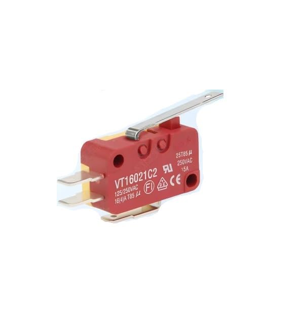 2Pcs VT16001C2 Micro Limit Switch SPDT Snap Action Travel Switch(VT16001C2)