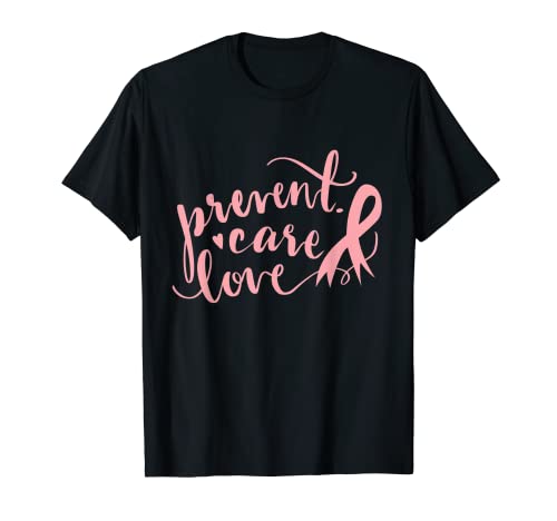 Breast Cancer Awareness Month In October We Wear Pink Ribbon Camiseta