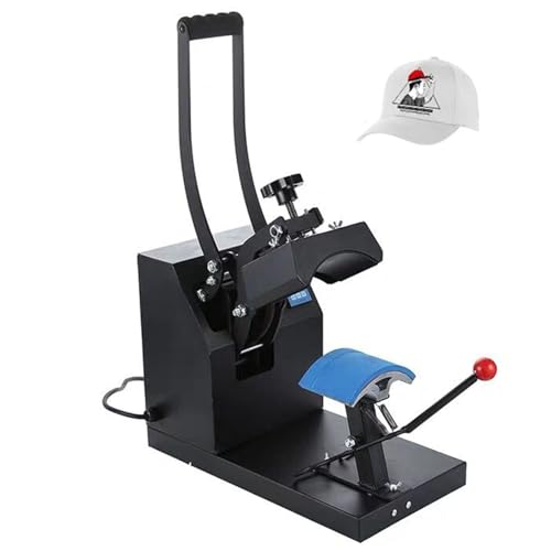 Prensa térmica profesional para gorras 3.5x5.5 pulgadas miniatura 1