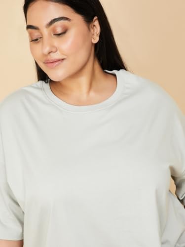 Image of Max Plus Size Women Solid T-Shirt