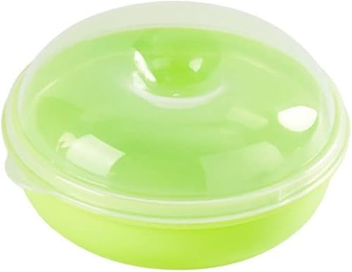 Miniatura 10 de 3 piezas Bagel Fresh Container - Caja redonda de sándwich Caja de almacenamiento de pan para cocina casera 3 PZAS,Azul,Verde,Rosado