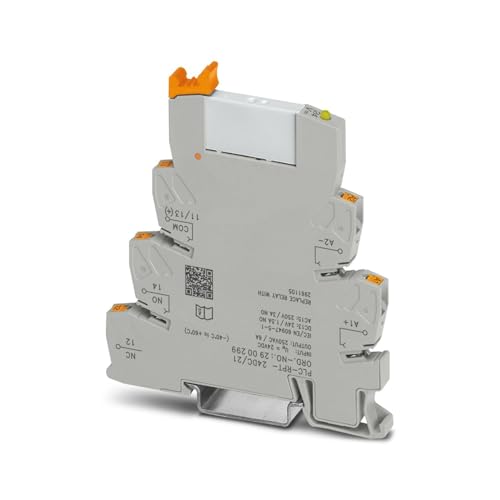 Vanky Industry 2pcs Compatible with Phoenix PLC-RPT- 24DC/21 2900299 Relay Module Gray New