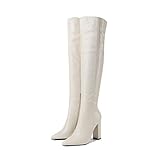 Bequemes Material: Das Obermaterial dieses Paares Lederstiefel für Damen besteht aus hochwertigem Mikrofaser-Ledermaterial mit Steinmuster, kurzem Plüschfutter, weichem und zartem Griff und angenehmem Tragekomfort.