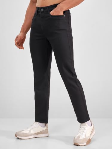 Image of Highlander Men Men's Straight Relaxed Fit Jeans | Stretchable | Everyday Comfort & Style| Jeans for Man|Premium Cotton Blend