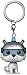 Funko Pop Keychain: Rick & Morty - Snowball Collectible Figure, Multicolor