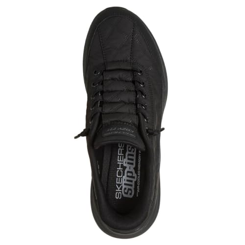 Image of Skechers Womens, Contour Foam - Cozy Fit Hands-Free Slip-Ins, Black, 10.5 Medium