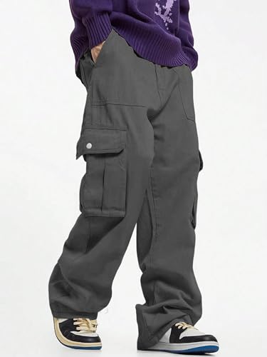 Image of Lymio Cargo for Men || Cotton Cargo Pant || Drawstring Waist Pant (Also Available in Plus Sizes) (141-144)