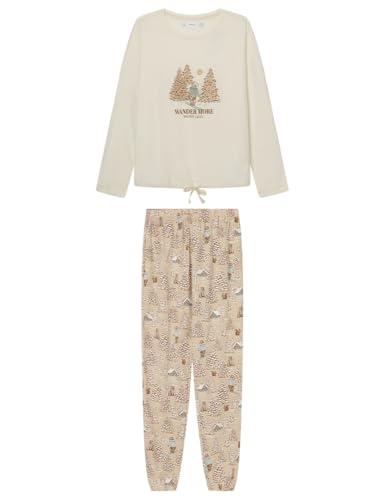 Women'secret Pijama Largo Teddy Tree