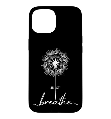 Dandelion Breathes Quote Wildflower �^���|�| �K�[�f�� �u���[�Y ���C���{�[�t�����[ �X�}�z�P�[�X iPhone 15 �p