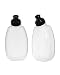 BRINGIT Running Belt Water Bottles, 2-Pack of 10 OZ Bottles, Fits Running Hydration Belt, Pull-top Plastic Water Bottles, Also Practical for Lunchboxes or Backpacks