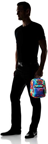 JanSport Big Break Insulated Lunch Bag - Small Soft-Sided Cooler Ideal for Class, Work, or Meal Prep, Red Hippie Days