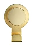 Handtuchhaken in schwerer, massiver Qualität aus rostfreiem Edelstahl in Gold matt