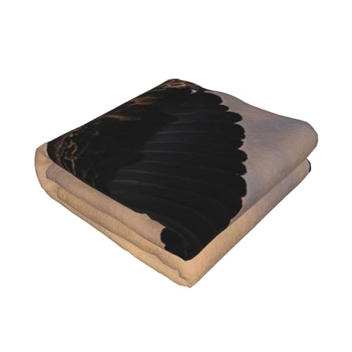 Couverture aigle lit microfibre pour éliminer le froid nocturne