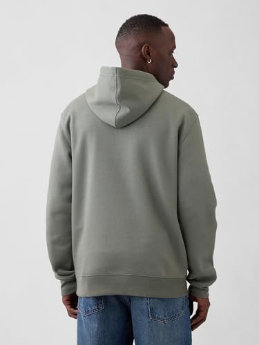Image of Gap Men Embroidered Relaxed Fit Full Sleeve Hoodie