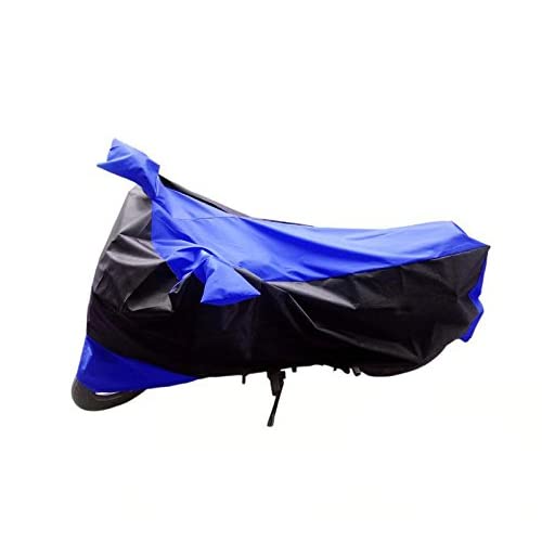 Adroitz Bike Body Cover For Yamaha Fz (Blue And Black)
