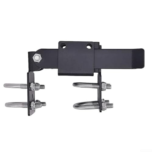 Pestillo de doble puerta para aplicaciones de eslabones de cadena, acero resistente a la intemperie, diseño seguro para varios ajustes