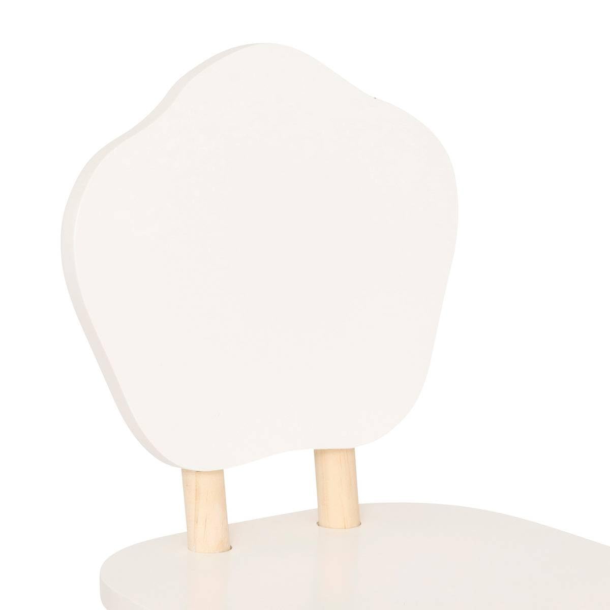 ATMOSPHERA CREATEUR D'INTERIEUR - Sedia per bambini douceur bianca l23xp23xh47cm