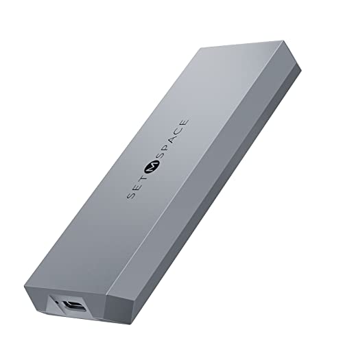 Carcasa NVME M.2 para SSD, aluminio, USB C miniatura 1