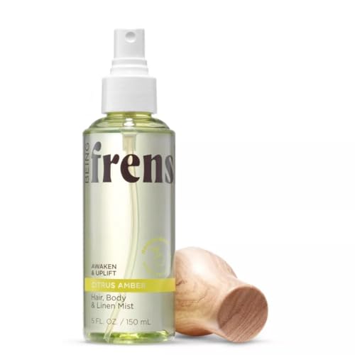 Being Frenshe Citrus Amber Hair, Body & Linen Mist, Essential Oils Body Spray, 5 fl oz