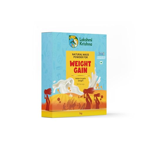 Lakshmi Krishna Natural Weight Gain Health Mix Powder | Multi Grain Nutrition Mix with Nuts & Millets | 1kg