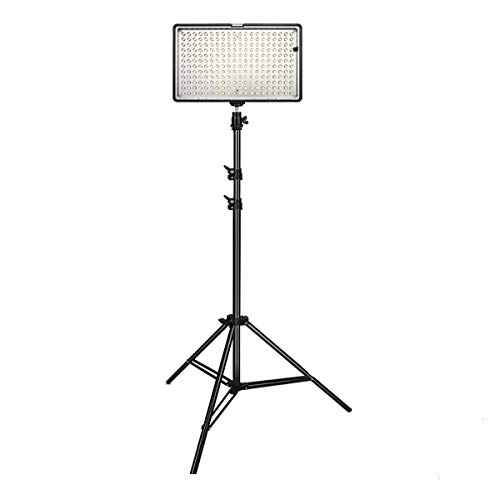 Kit 2 pcs Iluminador Refletor LED para Fotografia e Vídeo com bateria 24W