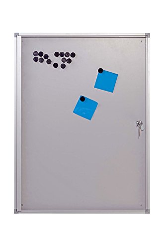 Bacheca magnetico 4 x DIN A4 vetrina pubblicità da parete ufficio Magneti presentazione lavagna magnetica