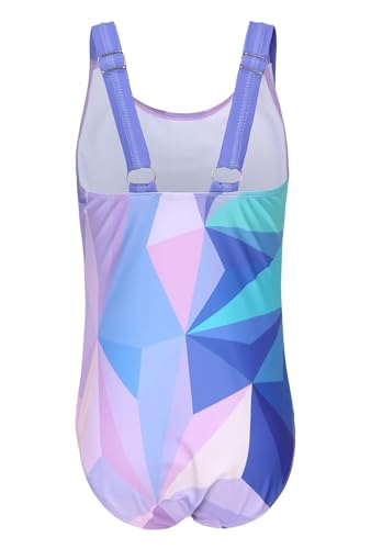 Image of Girls One Piece Swimsuits Tie Dye Bathing Suit for Girls Hawaiian Swimwear 3-16 Years