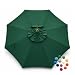 Replacement umbrella canopy for 11ft 8 ribs Green (Canopy only)