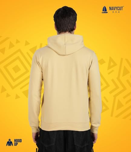 Image of Cotton Hoodies for Men | Pullover | Winter Wear | Hoodie | Hooded Sweatshirt | Kangaroo Pockets Hoodie|Regular Fit |Size S- 2XL