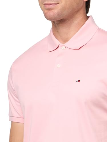 Image of Tommy Hilfiger Mens Short Sleeve Casual Polo Shirts in Regular Fit with Liquid Cotton