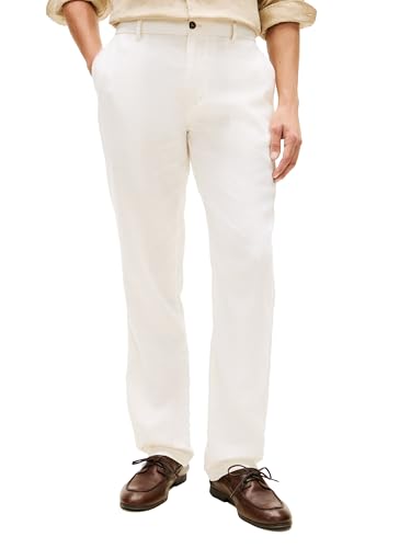 Tommy Hilfiger Men's Denton Straight Linen Chinos — Amazon listing image