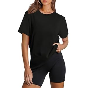 OFEEFAN Workout Tops for Women UPF 50+ Breathable Quick Dry Loose Fit T Shirt Outdoor Yoga Running Hiking Gym Tee Top