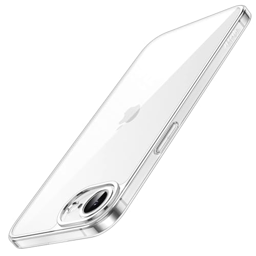 Image of JETech Slim Cover Case for iPhone 17e (2026) / iPhone 16e with Camera Lens Full Protection, Ultra-Thin Lightweight Clear Minimalist Protective Phone Cover, 6.1-Inch Display (Clear)