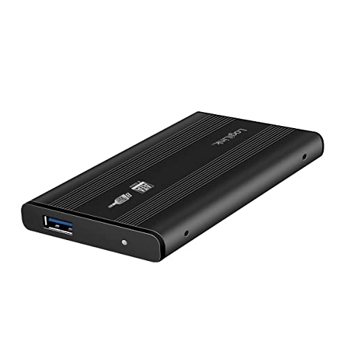Caja externa LogiLink USB 3.0 SATA 2.5 pulgadas negra miniatura 3