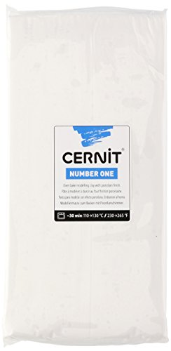 Cernit - Argilla da manipolare, 500 g Bianco