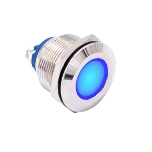 Luz indicadora LED de metal 22mm lámpara de señal para cuadro eléctrico AC DC