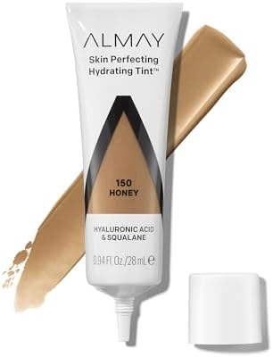 Almay Skin Perfecting Hydrating Tint Foundation, 150 Honey, 0.94 fl oz