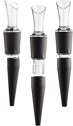 Aerawine Bottle-Top Wine Aerator And Pourer - 100% Made In The Usa - Patented Tilt Aeration Control #TOP3