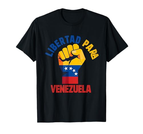 Libertad para Venezuela Libre Bandera Orgullo venezolano Camiseta