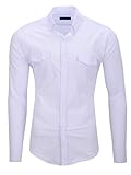 MODNERNE Herren Hemden von Kayhan, Slim Fit Hemd Herren S-3XL, Übergröße Regular / Comfort Fit / Extra Große Größen 4XL-6XL. Herren Hemd langarm Perfekt für jeden Anlass, ob für die Arbeit als Arbeitsbekleidung, Business, Hochzeit, Privat, Freizeit-Hemd.