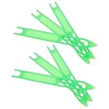 DINHEAROM 6 Stück Teiliges Schwere Kunststoff-nähnadeln Groß für Fischernetz Teppichreparatur Robustes Webwerkzeug für Dicke Garne Vielseitig für Netz Teppichmending Langlebig und