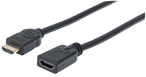 Cable alargador HDMI macho hembra 4K de 20cm con extensión para porteros HEC