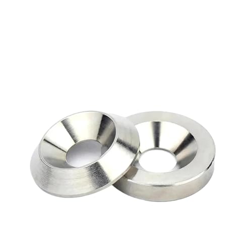 �~���J�b�v ���b�V���[ M3 M4 M5 M6 M8 M10 �~���������K�X�P�b�g ���ʃe�[�p�[�R�[�� �~���X�e�����X���b�V���[(10pcs FLAT M6x16x3.5)